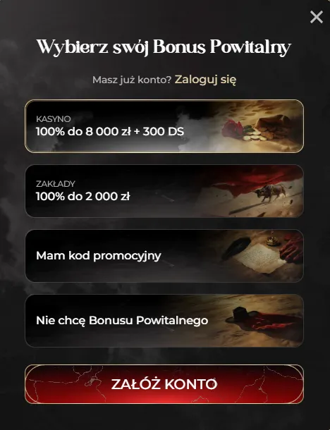 Rejestracja krok 1